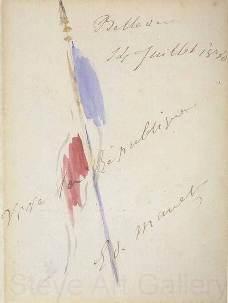 Edouard Manet Vive la Republique (mk40)